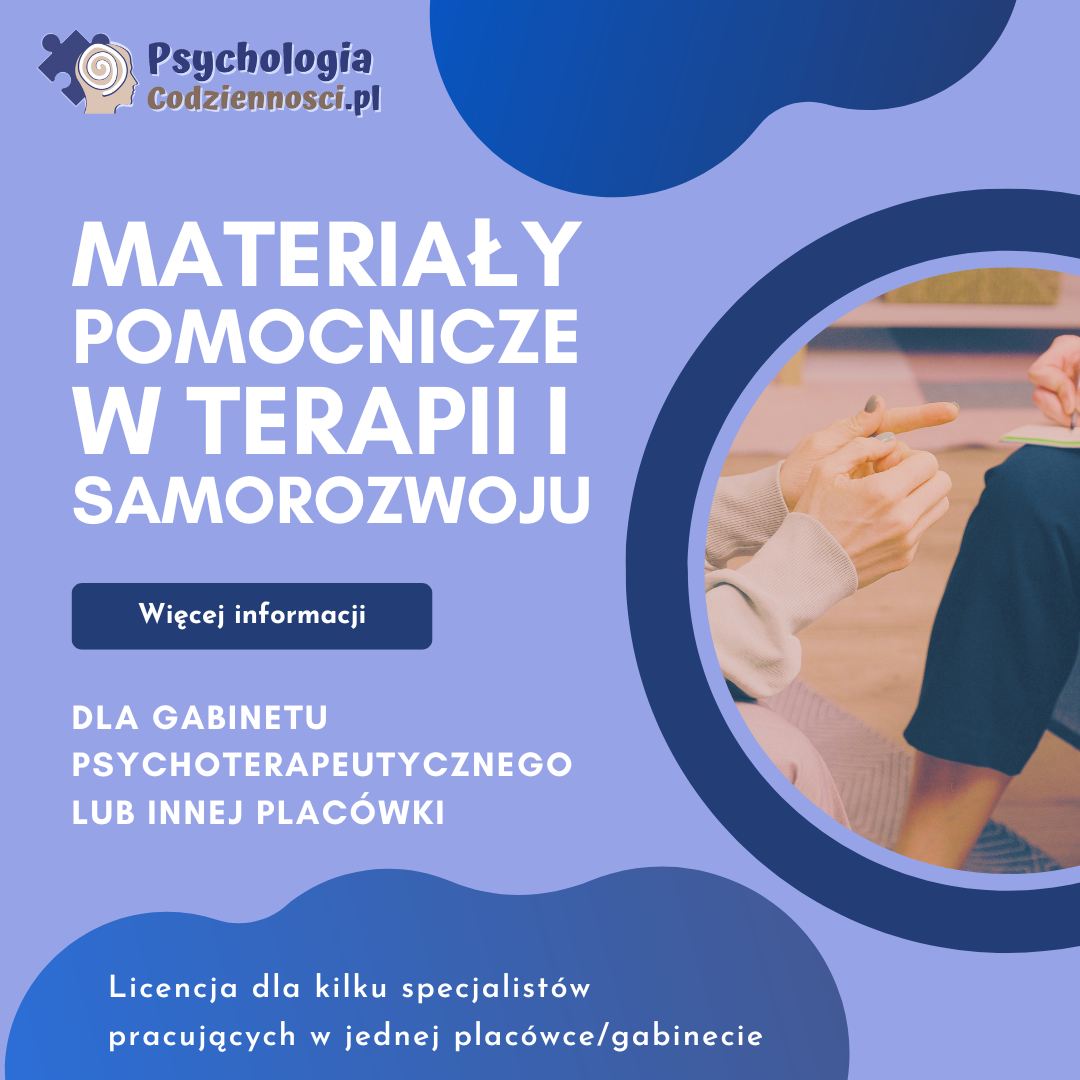 Pomoce terapeutyczne - dla gabinetu psychoterapeutycznego