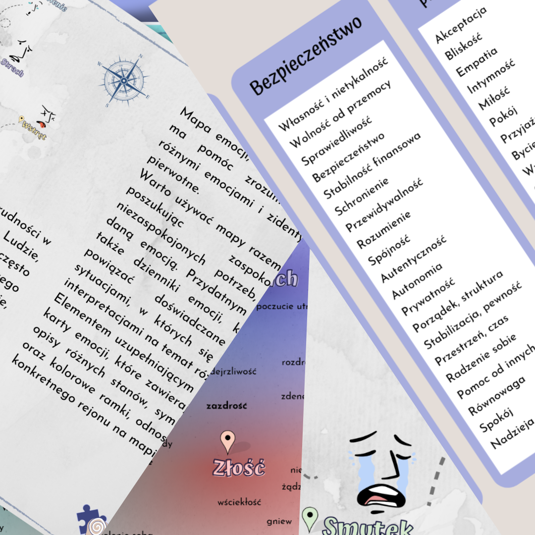 Mapa emocji dla dorosłych - zestaw terapeuty - obrazek 2